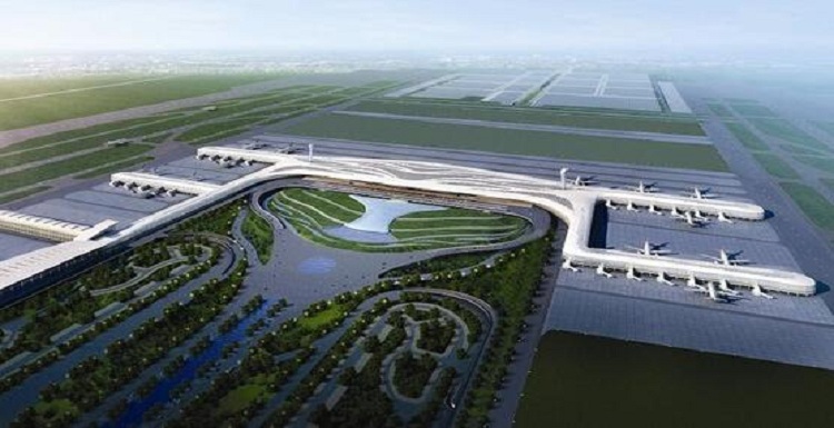武汉天河机场三期扩建工程主进场路波形护栏工程案例