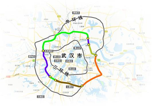 武汉市四环线环城高速公路明年通车