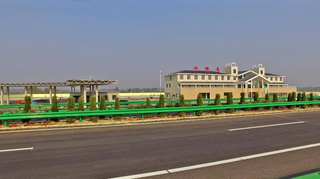 武汉城市圈环线高速公路波形护栏工程案例图